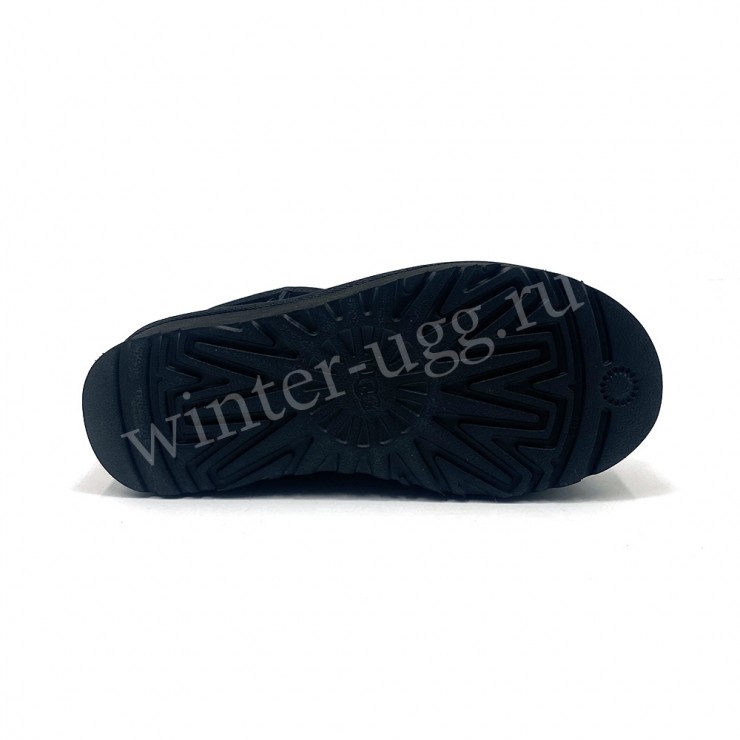 Угги Ультра Мини Platform - Leather Black