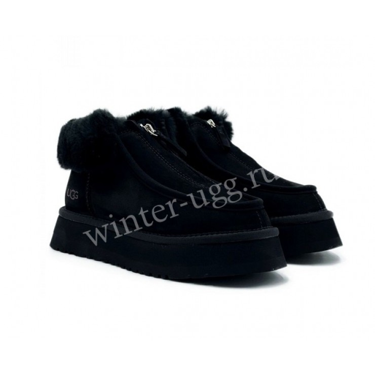 Женские Ботинки Funkette Platform Boots - Black