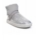 Женские Clear Quilty Boots Mini - Grey