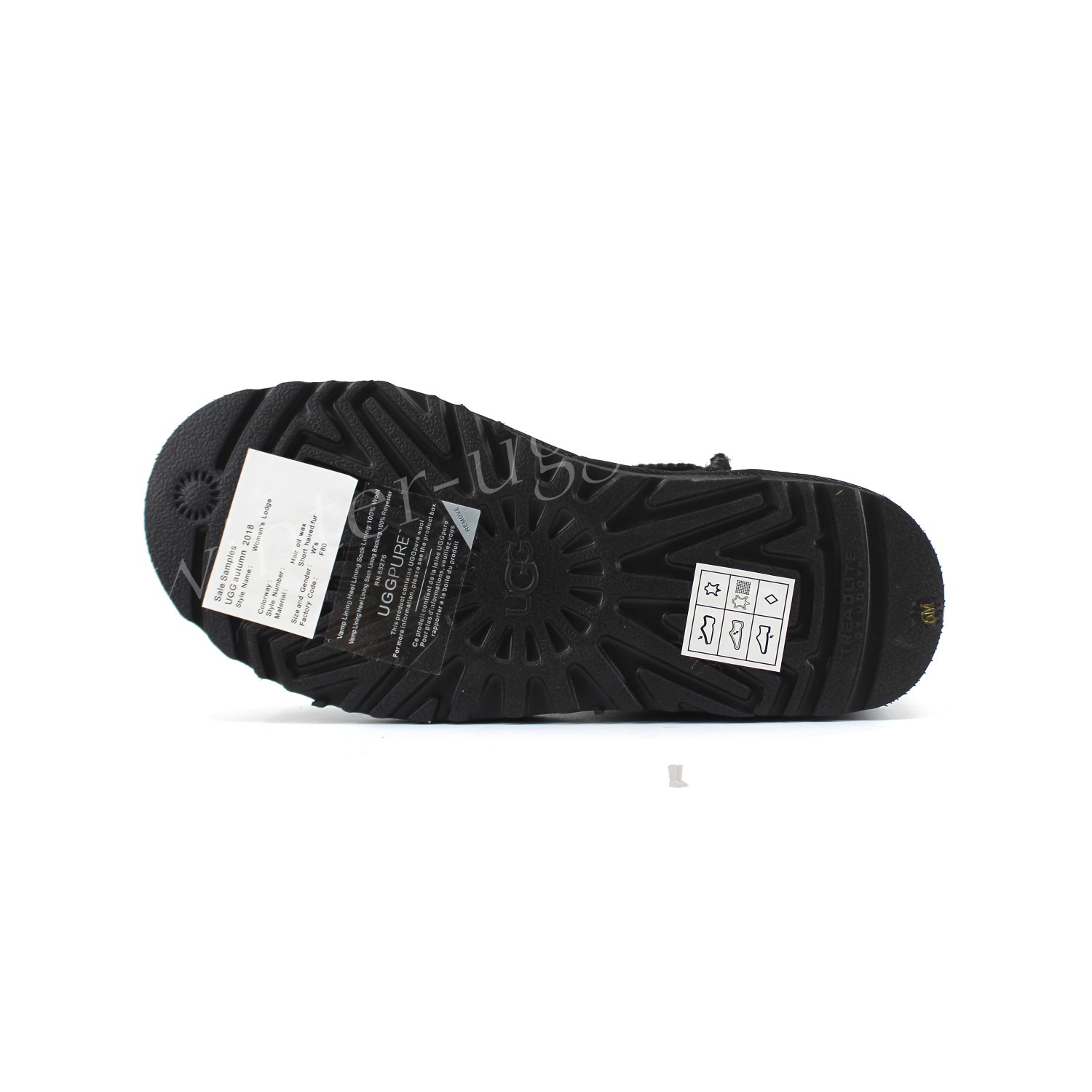 UGG Classic Ultra Mini Metallic - Black