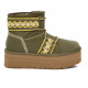 UGG Мини Braid Platform - Burnt Olive