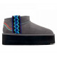 UGG Ультра Мини  Braid Platform - Grey
