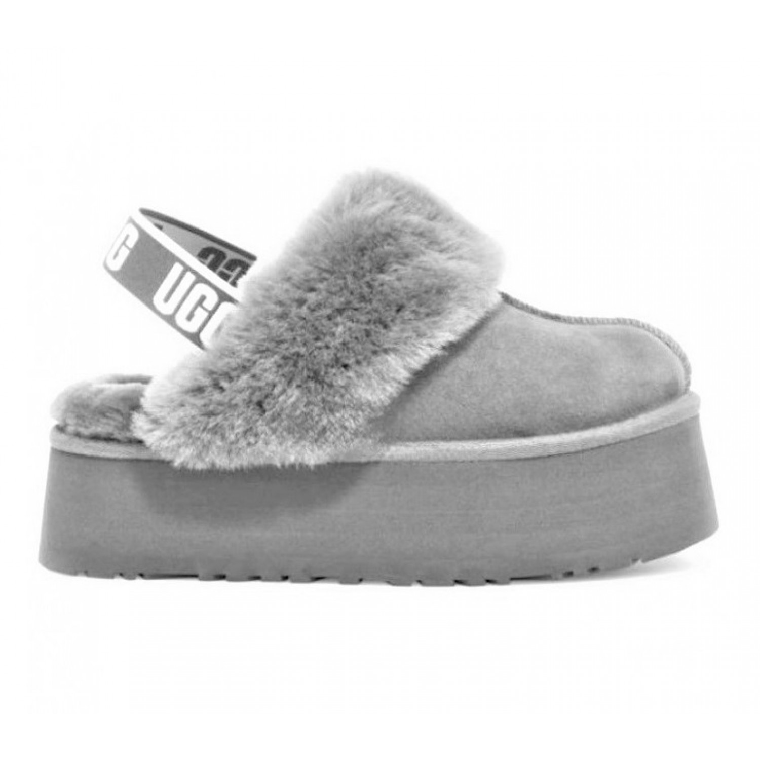 UGG Funkette Suede Platform - Grey Violet