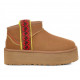 UGG Ультра Мини  Braid Platform - Chestnut 