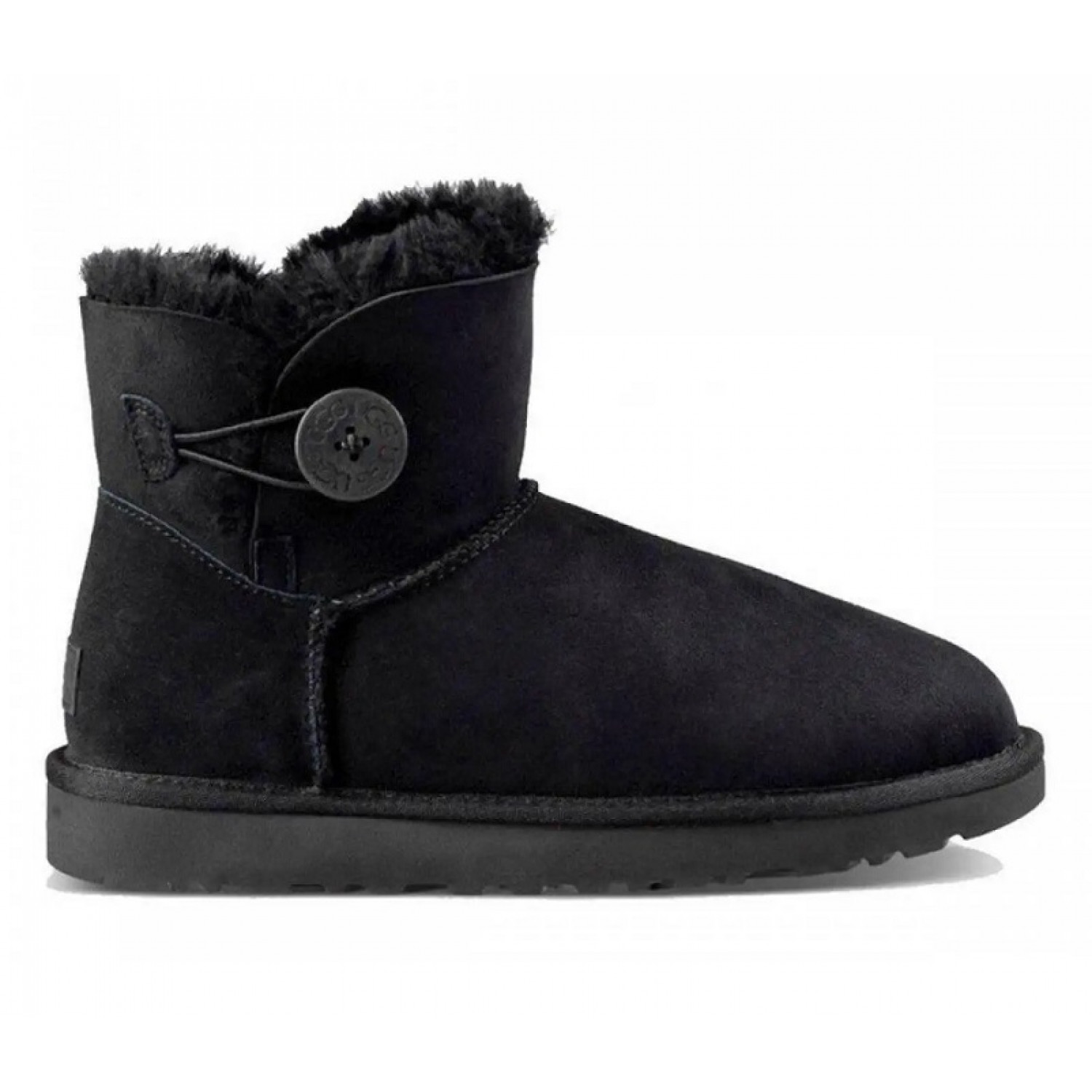 UGG Mini Bailey Button - Black