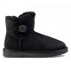 UGG Mini Bailey Button - Black