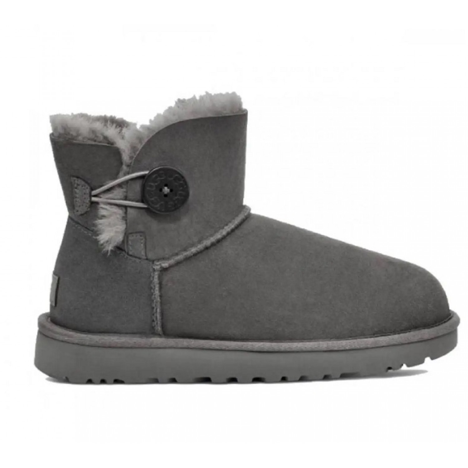 UGG Mini Bailey Button  - Grey