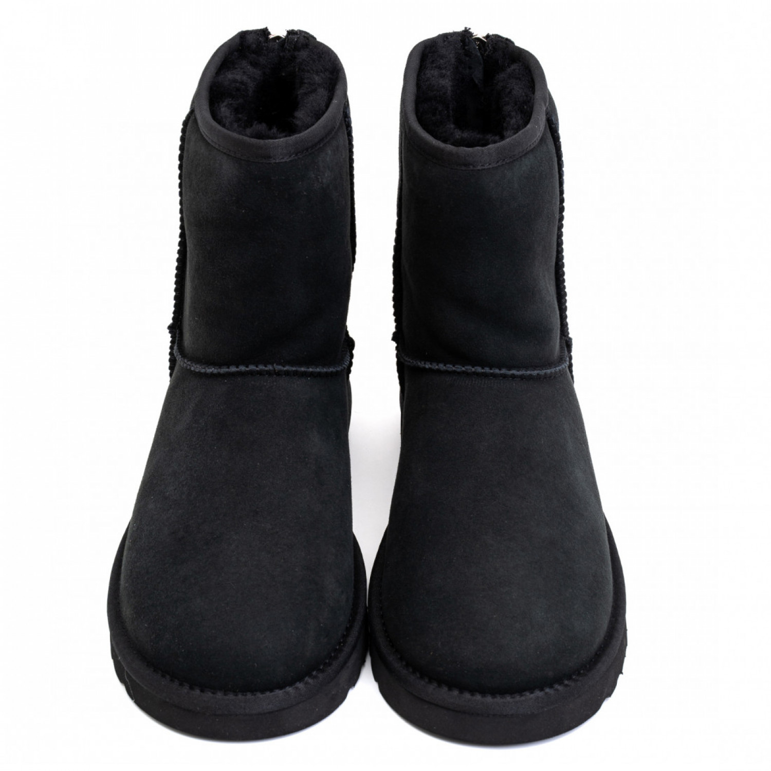 UGG Mens Classic Short Zip - Black
